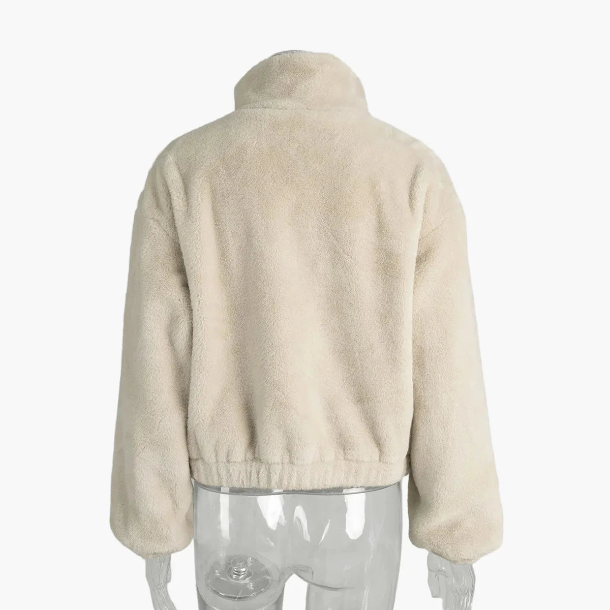 Damen Trendige Kunstfell-Jacke für Herbst und Winter – Kuschelig, Modisch, Vielseitig