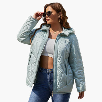 Damen Steppjacke Übergangsjacke Leicht und Modern für Alltag und Freizeit