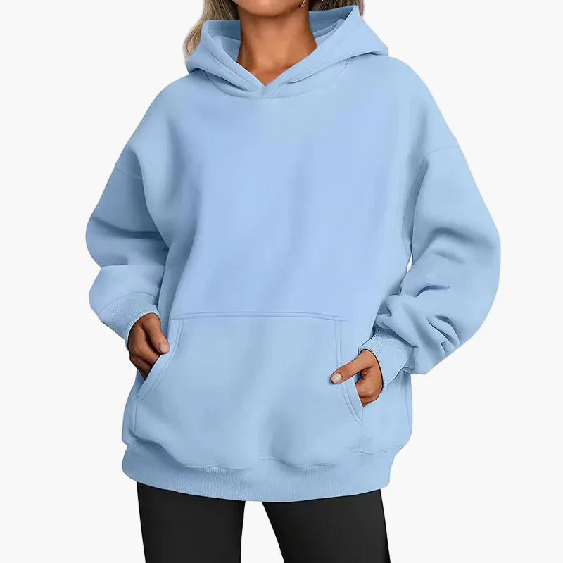 Damen Oversize Hoodie – Bequemer Kapuzenpullover für Alltag und Freizeit