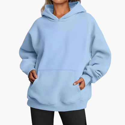 Damen Oversize Hoodie – Bequemer Kapuzenpullover für Alltag und Freizeit