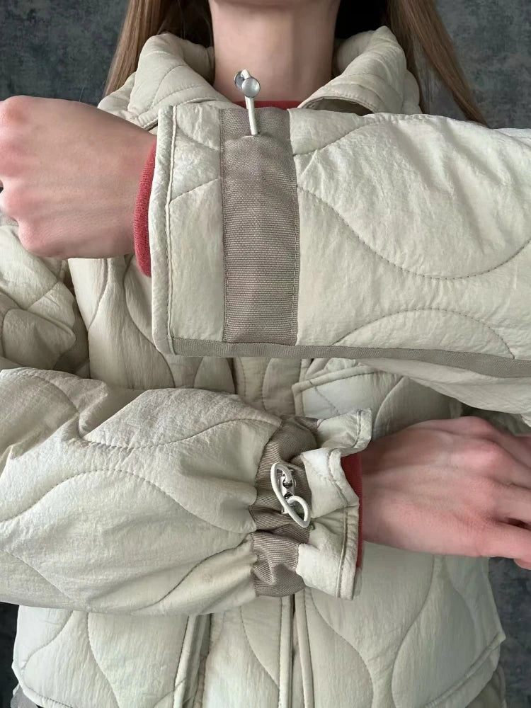 Damen Steppjacke im modernen Oversized-Look – Ideal für Alltag und Freizeit