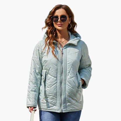 Damen Steppjacke Übergangsjacke Leicht und Modern für Alltag und Freizeit