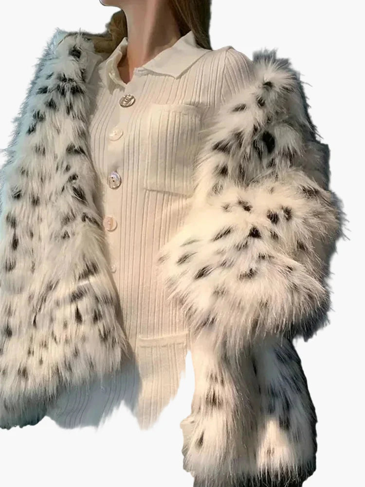 Damen Luxus Winter Pelzmantel – Eleganter Mode-Klassiker für stilvolle Anlässe