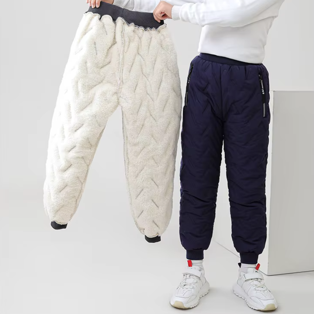 Kinder Winter Outdoorhose mit Fleecefutter – Wasserdicht & Winddicht, Ideal für Schnee & Sport