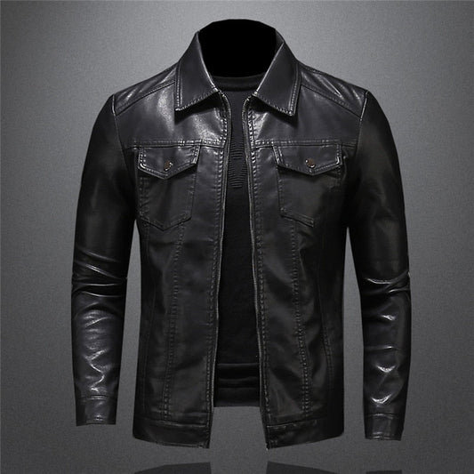 Herren Lederjacke im klassischen Design für stilvollen Alltag und besondere Anlässe