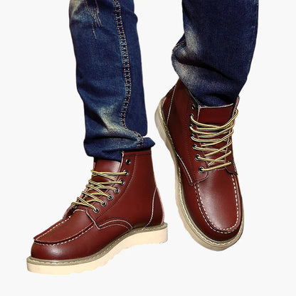 Herren Retro Winterstiefel – Modische Outdoor Boots für Freizeit & Alltag