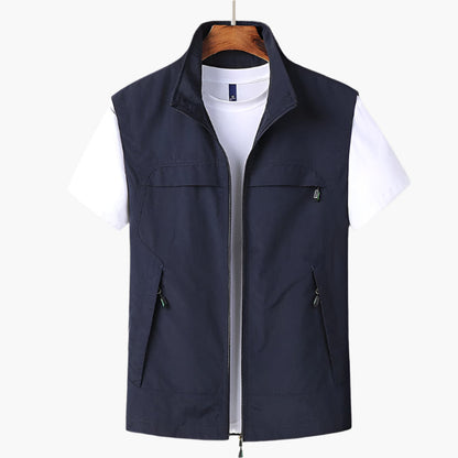 Herren Outdoor Weste Modern Freizeitweste für alle Jahreszeiten
