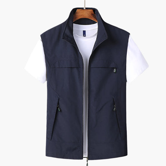 Herren Outdoor Weste Modern Freizeitweste für alle Jahreszeiten