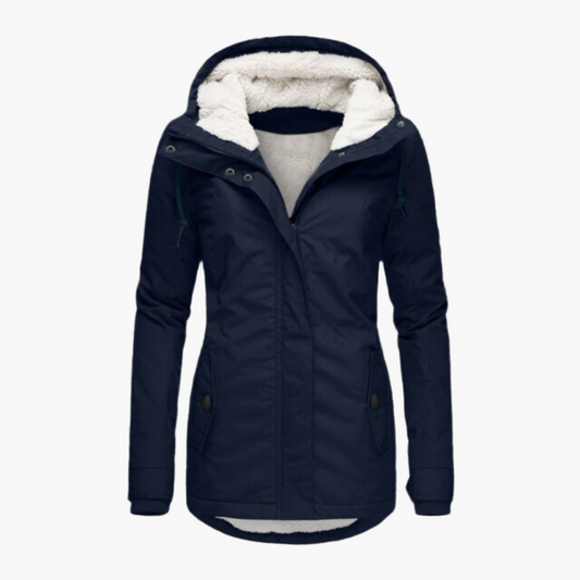 Damen Winter Parka mit Kapuze – Kuscheliger Sherpa-Hoodie für Outdoor & Alltag