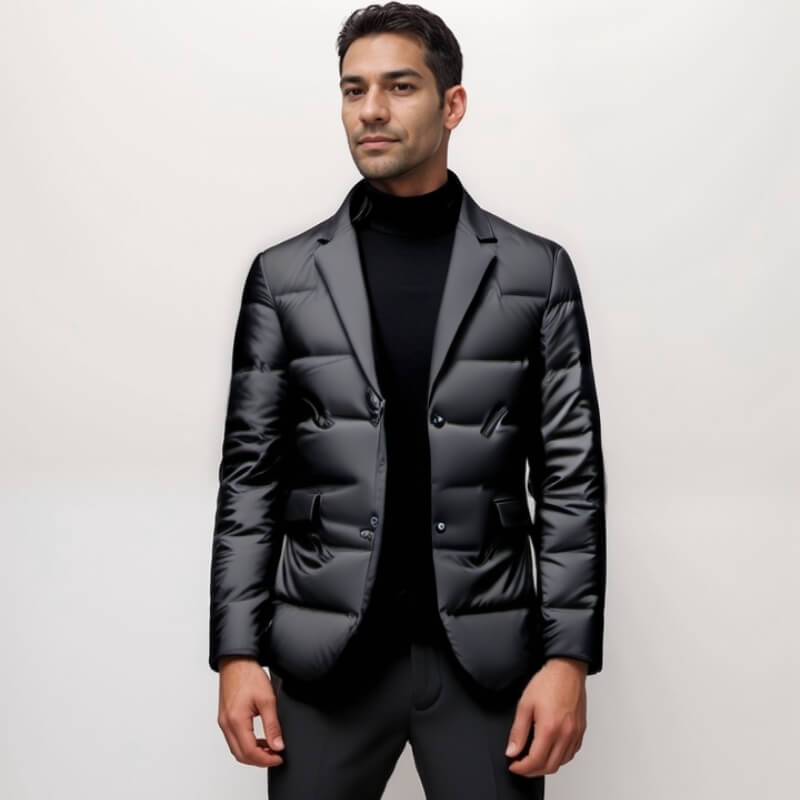 Herren Steppblazer Elegant & Gefüttert – Perfekt für Business & Freizeit
