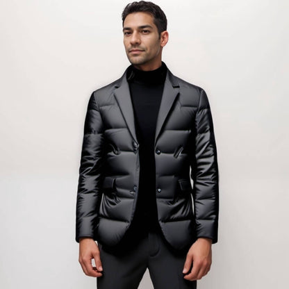 Herren Steppblazer Elegant & Gefüttert – Perfekt für Business & Freizeit