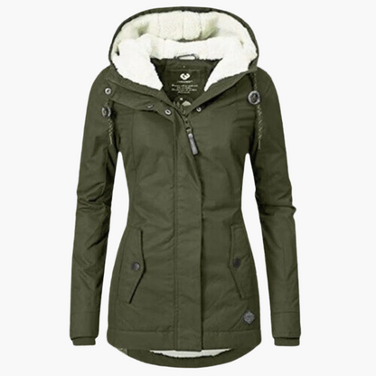 Damen Winter Parka mit Kapuze – Kuscheliger Sherpa-Hoodie für Outdoor & Alltag