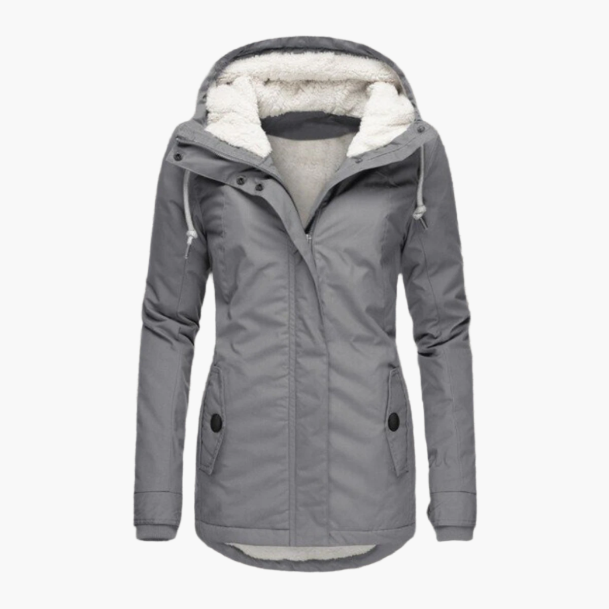 Damen Winter Parka mit Kapuze – Kuscheliger Sherpa-Hoodie für Outdoor & Alltag