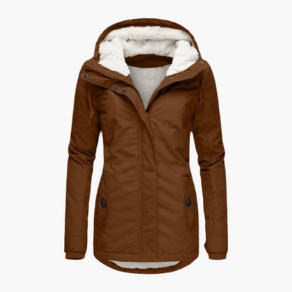 Damen Winter Parka mit Kapuze – Kuscheliger Sherpa-Hoodie für Outdoor & Alltag