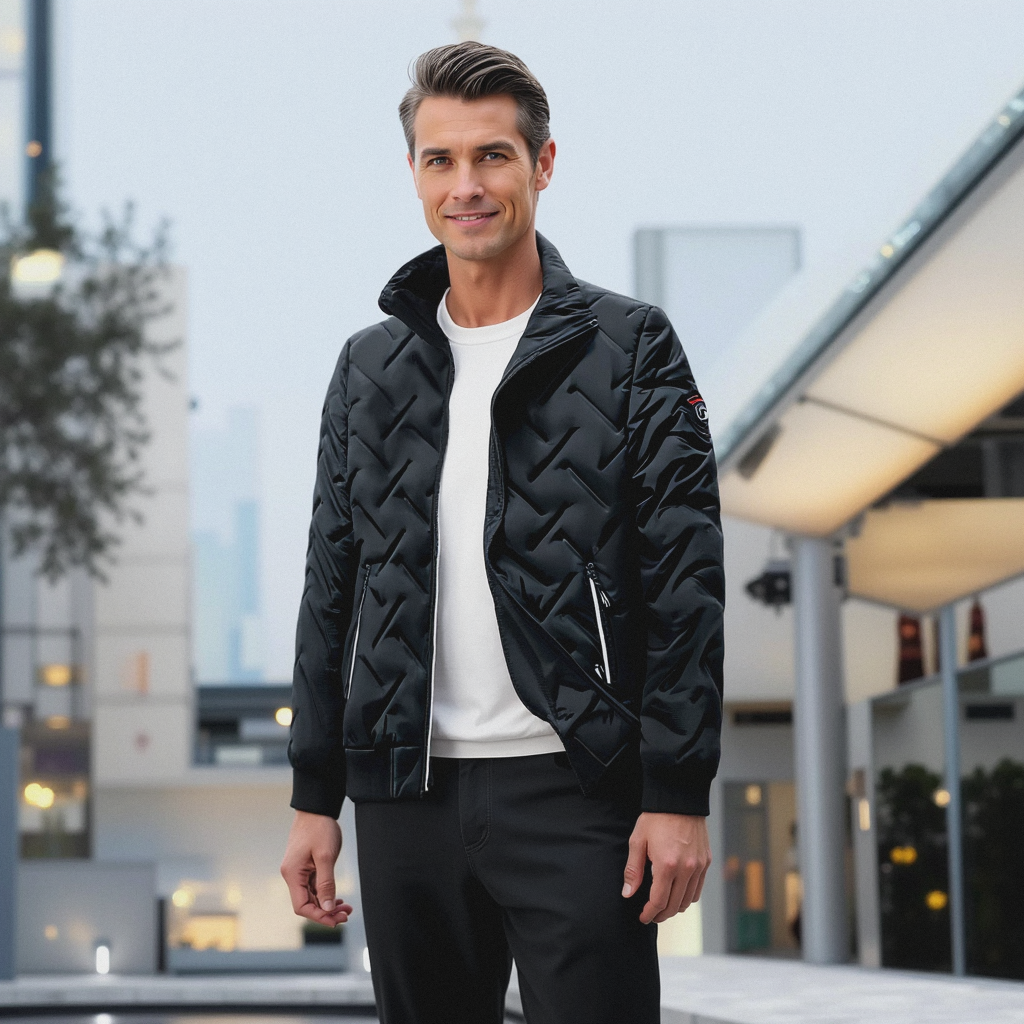 Herren Steppjacke für Alltag und Freizeit – Modern, Warm, Vielseitig
