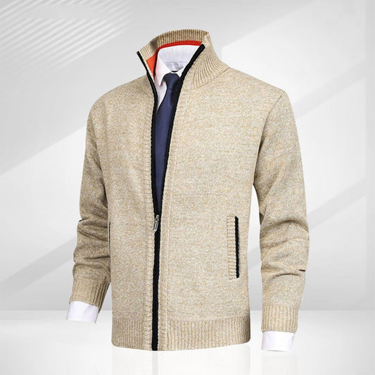 Herren Strickjacke mit Reißverschluss – Stilvolle Freizeit- und Businessmode