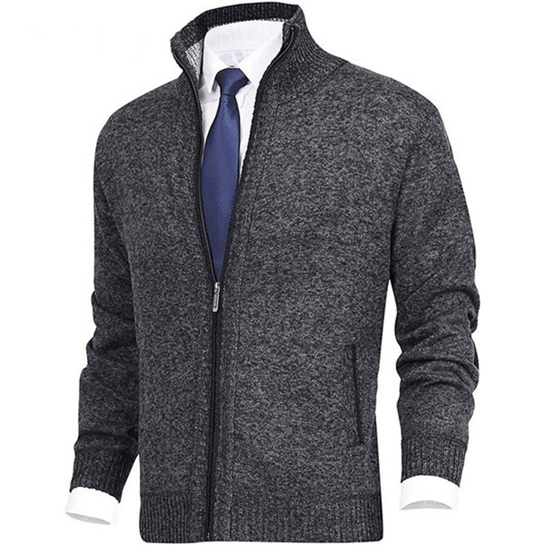 Herren Strickjacke mit Reißverschluss – Stilvolle Freizeit- und Businessmode