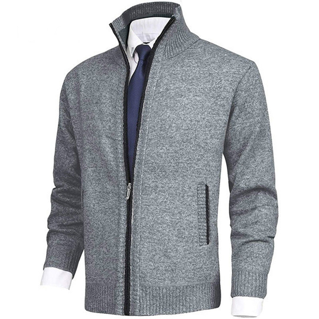 Herren Strickjacke mit Reißverschluss – Stilvolle Freizeit- und Businessmode