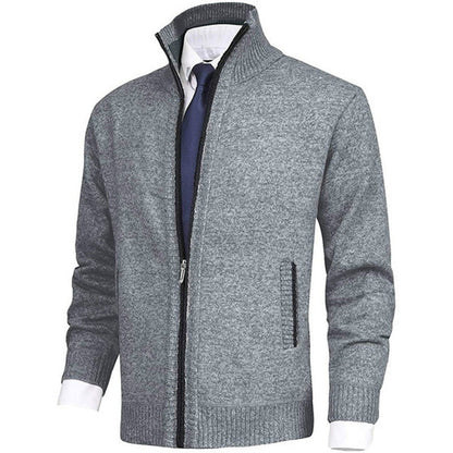 Herren Strickjacke mit Reißverschluss – Stilvolle Freizeit- und Businessmode