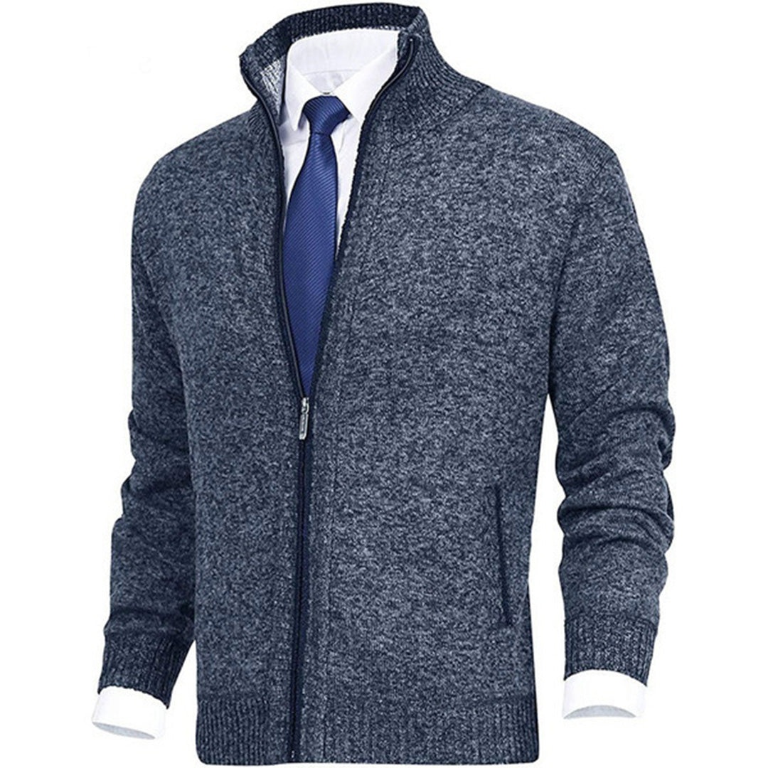 Herren Strickjacke mit Reißverschluss – Stilvolle Freizeit- und Businessmode