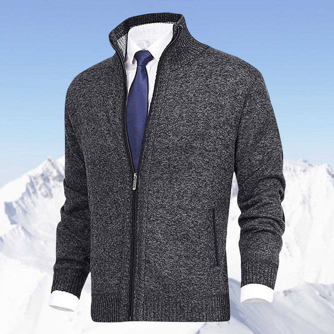 Herren Strickjacke mit Reißverschluss – Stilvolle Freizeit- und Businessmode