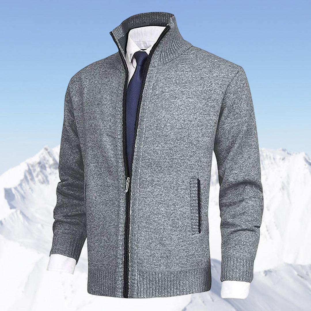 Herren Strickjacke mit Reißverschluss – Stilvolle Freizeit- und Businessmode