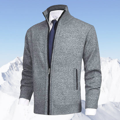 Herren Strickjacke mit Reißverschluss – Stilvolle Freizeit- und Businessmode