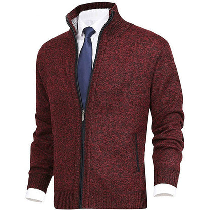 Herren Strickjacke mit Reißverschluss – Stilvolle Freizeit- und Businessmode