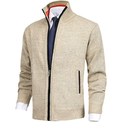 Herren Strickjacke mit Reißverschluss – Stilvolle Freizeit- und Businessmode
