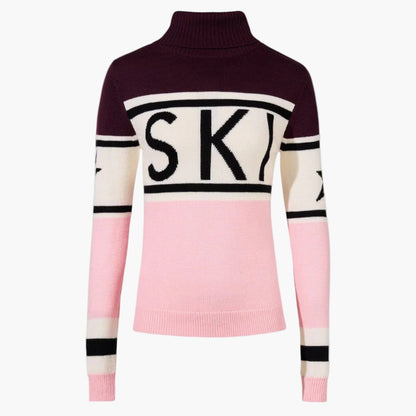 Damen Skirollkragenpullover – Eleganter Winterpullover für Skifahren & Après-Ski