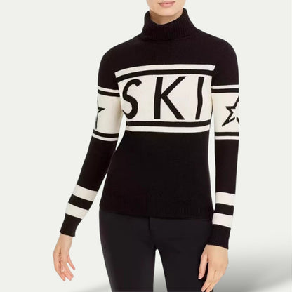 Damen Skirollkragenpullover – Eleganter Winterpullover für Skifahren & Après-Ski