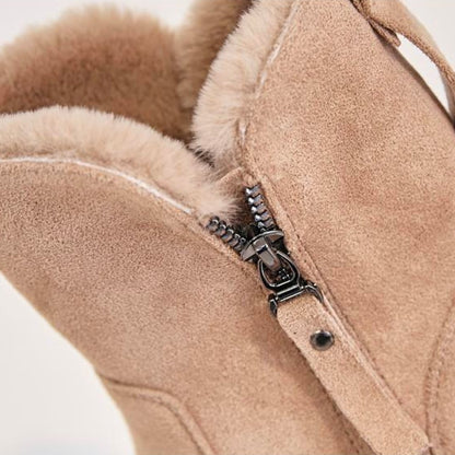 Damen Winter-Boots mit Warmfutter und rutschfester Sohle – Modische Stiefel für Alltag und Outdoor
