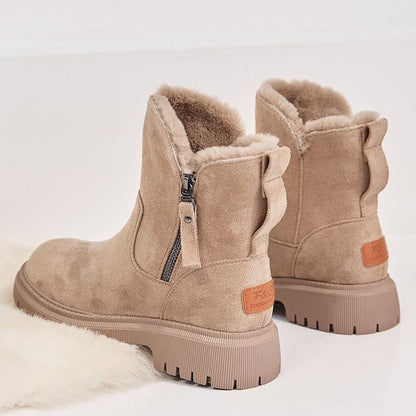 Damen Winter-Boots mit Warmfutter und rutschfester Sohle – Modische Stiefel für Alltag und Outdoor