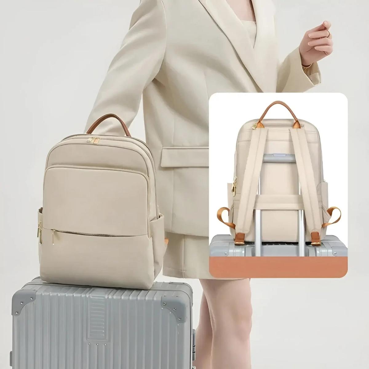 Damen Rucksack für Alltag und Business – Moderner City-Style, Vielseitig nutzbar für Arbeit und Reisen
