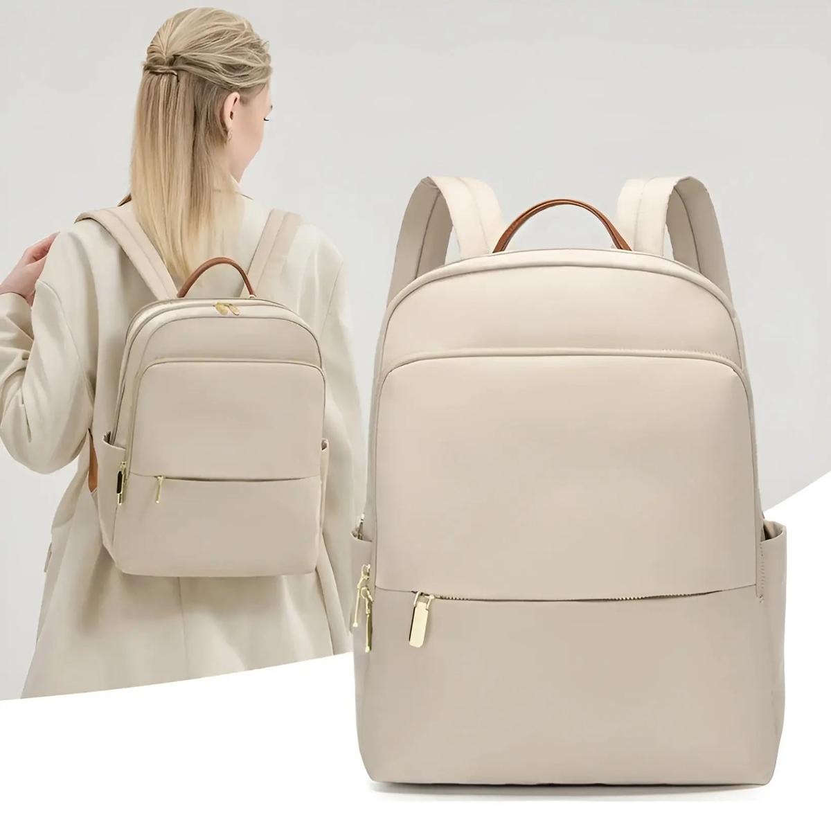 Damen Rucksack für Alltag und Business – Moderner City-Style, Vielseitig nutzbar für Arbeit und Reisen