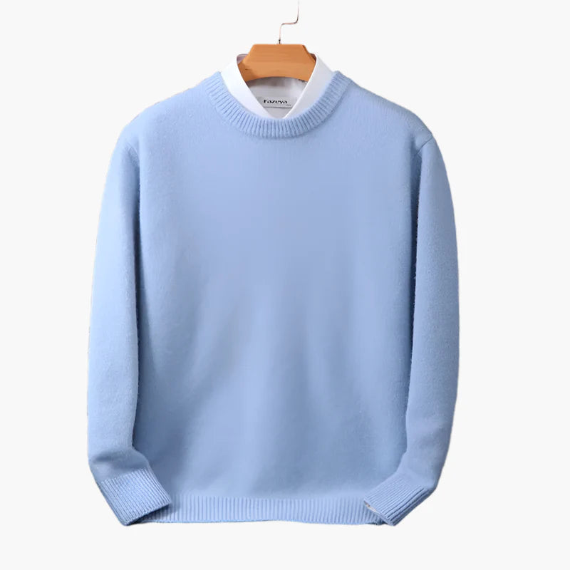 Herren Feinstrick Pullover mit Kragen | Eleganter Business & Freizeit Look