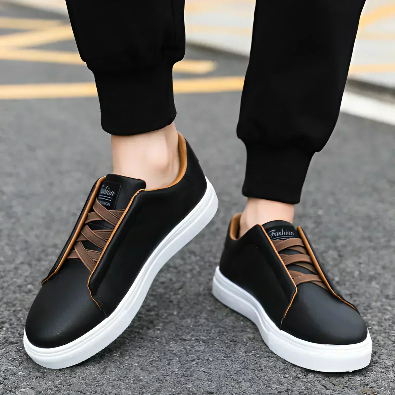 Herren Sneaker Klassisch Stilvoll Bequem für Alltag und Büro
