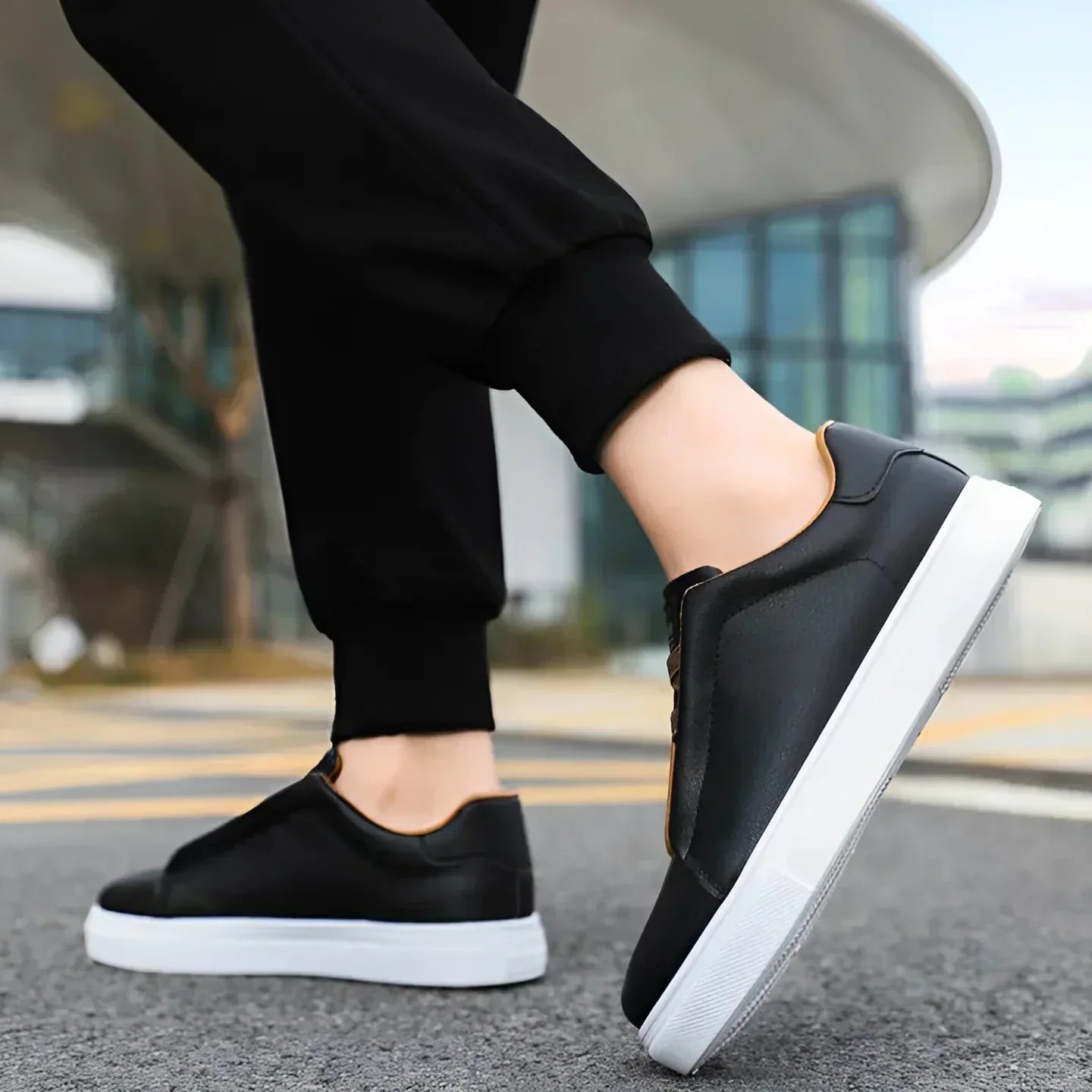 Herren Sneaker Klassisch Stilvoll Bequem für Alltag und Büro
