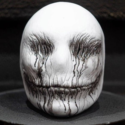 Halloween Gruselmaske Geist – Unisex Horrormaske für Kostümpartys & Deko