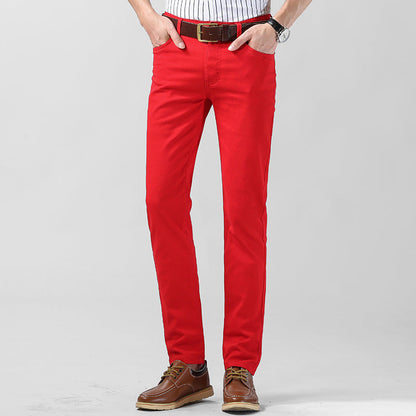 Allan – Stretch Herren Freizeit Hose mit farbenfrohem Design