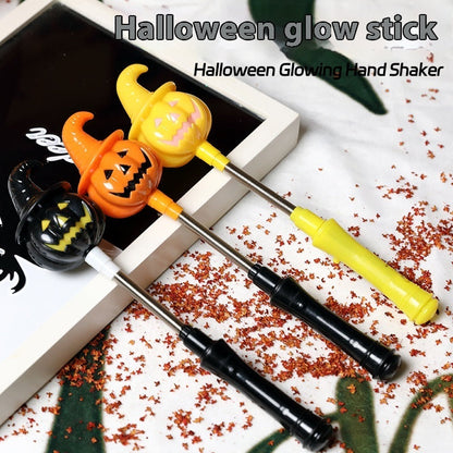 Halloween Leuchtender Handkurbel-Zauberstab für Kinder – Party- und Kostüm-Accessoire