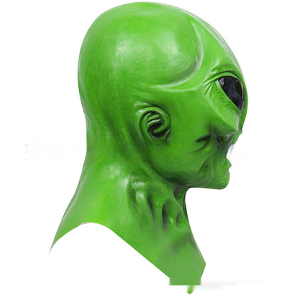 Halloween Alien Maske – Gruselige Außerirdischer Latexmaske für Erwachsene, Kostüm & Party