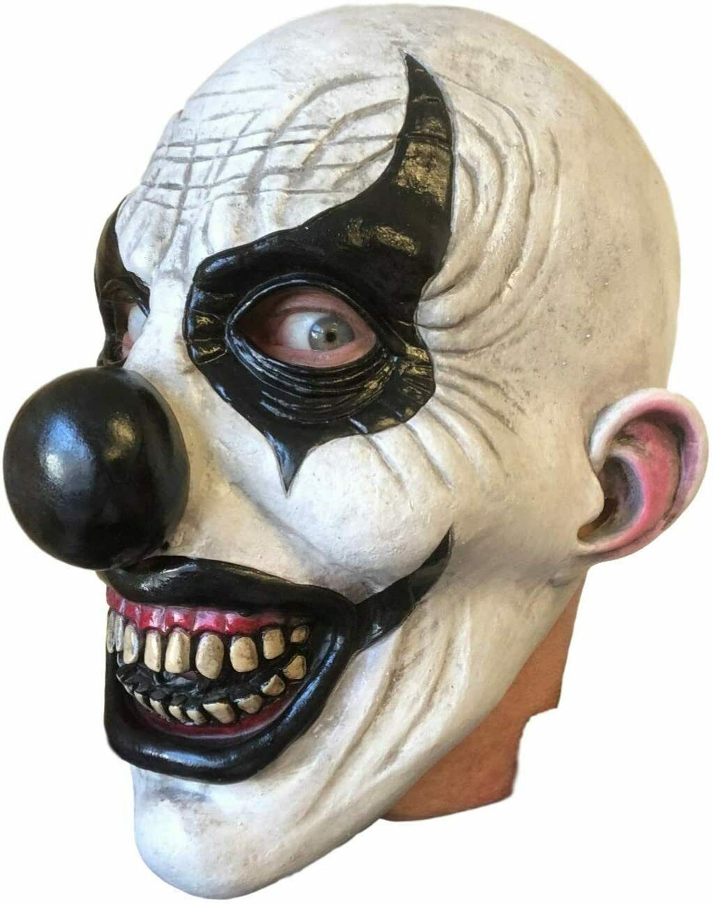 Halloween Clown Maske für Erwachsene – Gruselige Horror Verkleidung für Partys & Deko