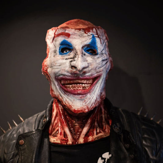 Halloween Latex Clown Maske für Erwachsene – Gruseliges Horror-Kostüm für Partys & Deko