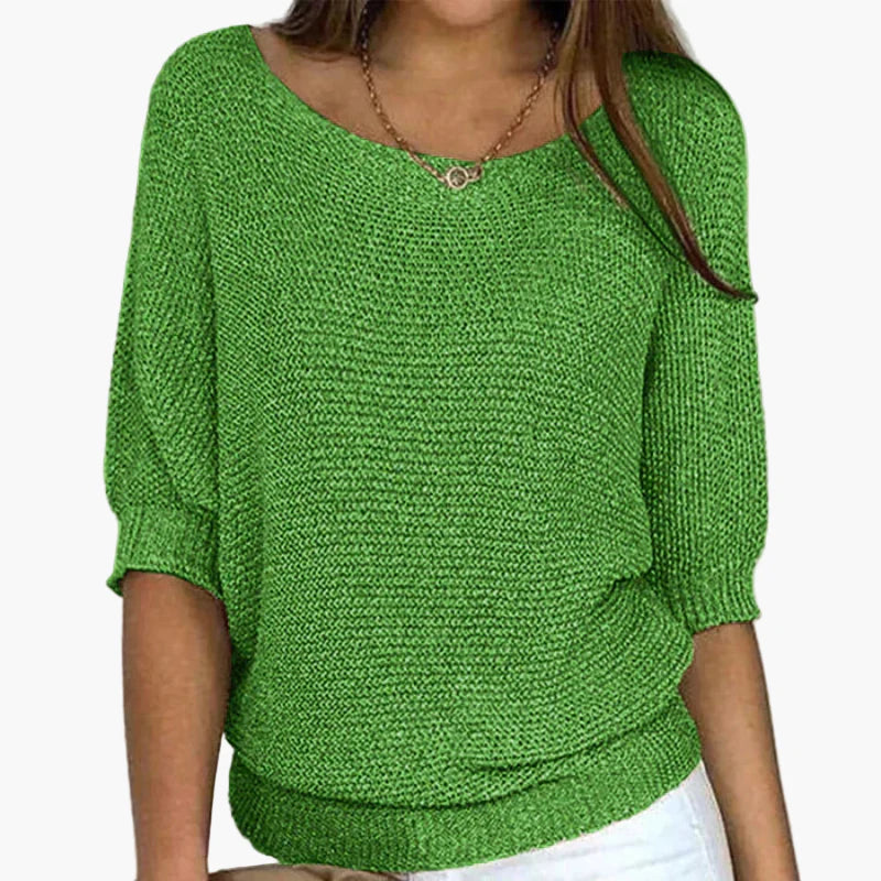 Damen Strickpullover Locker Bequem Casual Stil – Ideal für Alltag und Freizeit