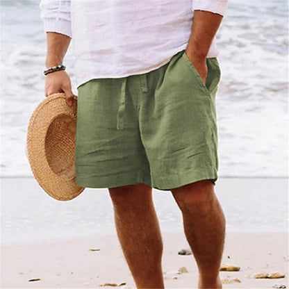 Roy – Bequeme Atmungsaktive Herrenshorts in Einfarbigem Sandton