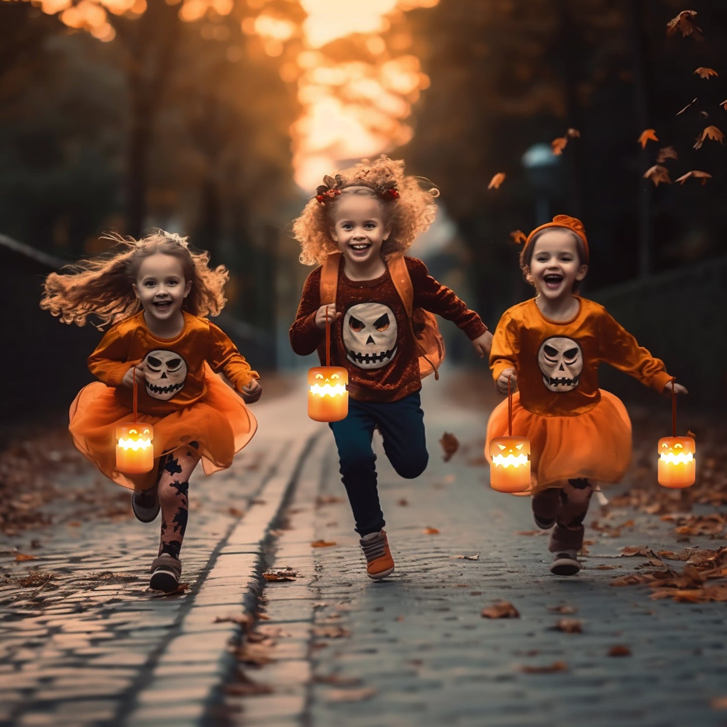 Halloween LED Kürbis-Laterne für Dekoration – Gruselige Partybeleuchtung