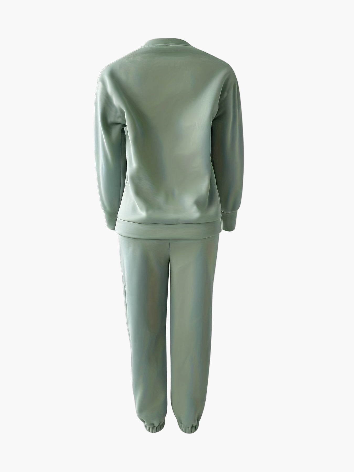 Damen Lounge-Anzug Zweiteiler – Bequemer Freizeitanzug mit Sweatshirt und Jogginghose, eleganter Streetwear-Style