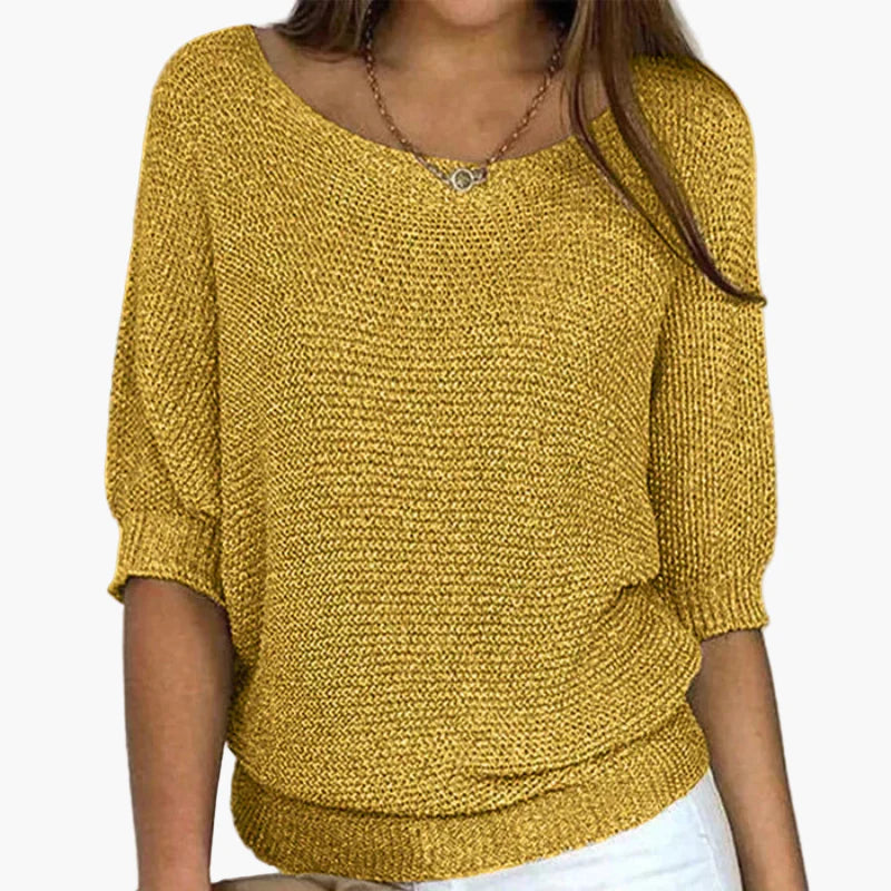 Damen Strickpullover Locker Bequem Casual Stil – Ideal für Alltag und Freizeit