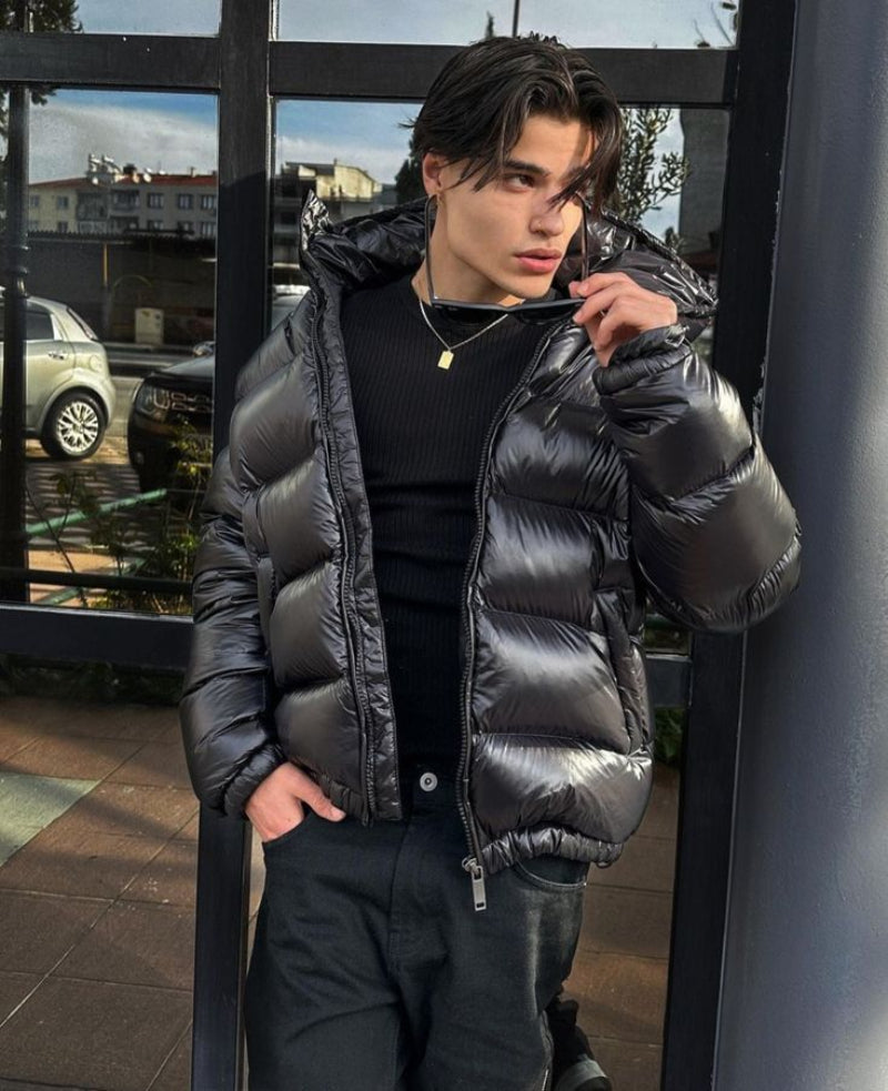 Herren Steppjacke im modernen Streetwear-Look – Ideal für Freizeit und Alltag